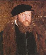 Hans holbein the younger Man in a Black Cap oil painting reproduction